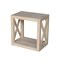 International Concepts Rectangle Hampton Narrow End Table, 19.8 W, 13 L, 19.8 in H, Wood, Unfinished OT-2013X - alternate 1